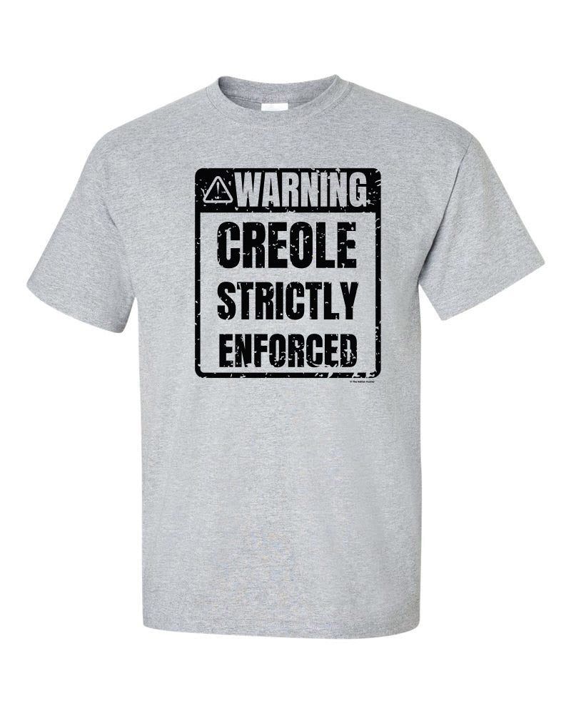 WARNING : CREOLE STRICTLY ENFORCE